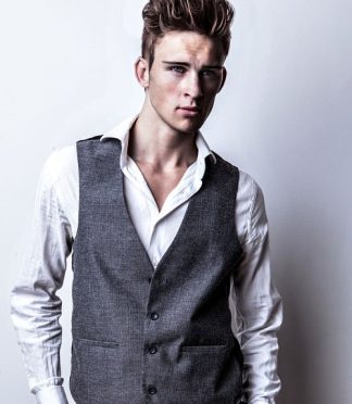 Suede Cardigan