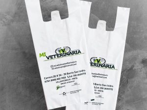 Bolsa Ecológica Tipo Camiseta | Práctica, Resistente y Biodegradable